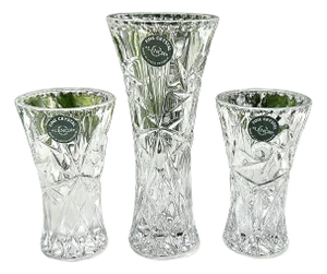 Lenox Crystal Bud Vases - Set of 3 - New in Box