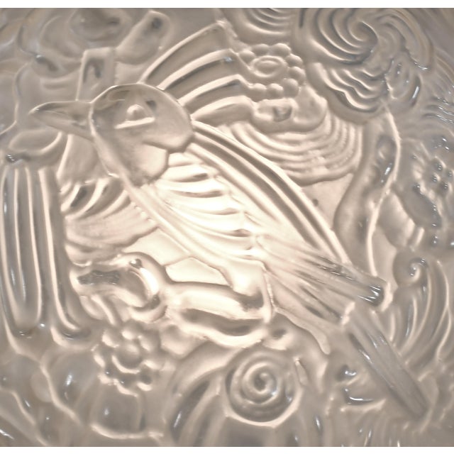 Hettier & Vincent Large French Art Deco Pendant Light 1930s For Sale - Image 9 of 16