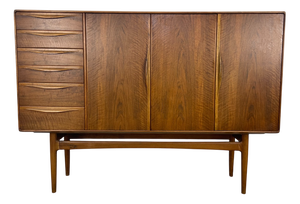 Mid-Century Modern Danish Sideboard in Walnut by Henry Rosengren Hansen, 1960s