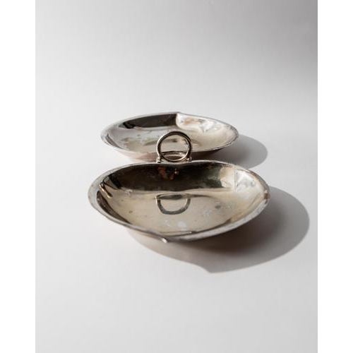 Vintage Silver Plated Vide Poche Bowl, 1960s For Sale - Image 4 of 11