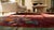 Textile 1920s Red Floral Modern Antique Chinese Art Deco Rug 9'0" X 11'8" Handknotted Wool Carpet For Sale - Image 7 of 7