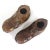Vintage Folk Art Hand Carved Wood Boot Candleholders, a Pair For Sale - Image 4 of 8