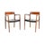 Vintage Danish Model 57 Chairs from Niels Moller, 1960s, Set of 2 For Sale - Image 11 of 11