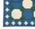 Handmade Woolen Flat Weave Tile Patterned Sky Blue and Forest Green Area Rug - 12'x15' For Sale - Image 10 of 10