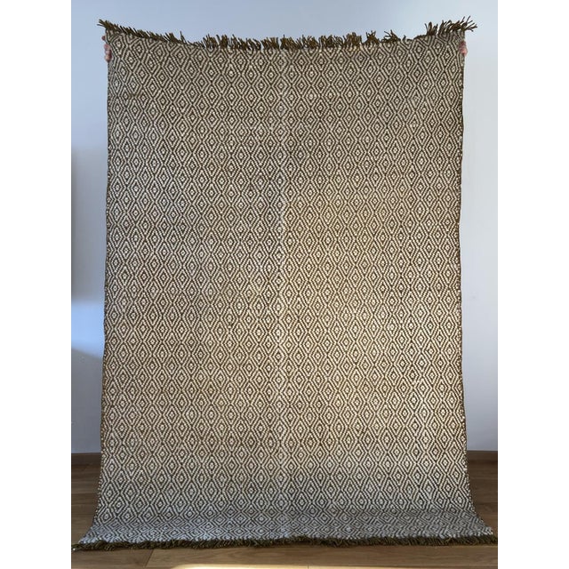 Textile Handwoven Wool Area Rugs, 2010s, Set of 2 For Sale - Image 7 of 9