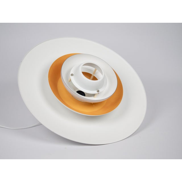 Metal Vintage Danish Sofie Pendant Lamp by Kurt Wiborg for Jeka, 1980s For Sale - Image 7 of 10
