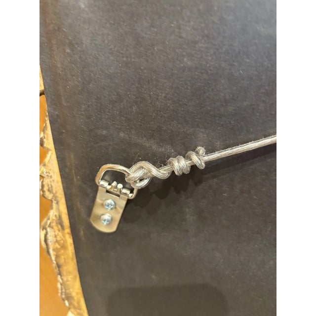 Antique Large Gilt Wood Mirror, Italy For Sale - Image 11 of 12