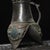 Metal 1960s Chinoiserie Bronze Gilded Palace Wine Cup, Archaic Ritual Tripod Wine Vessel, Decorative Bronze Jue Style Pitcher For Sale - Image 7 of 9