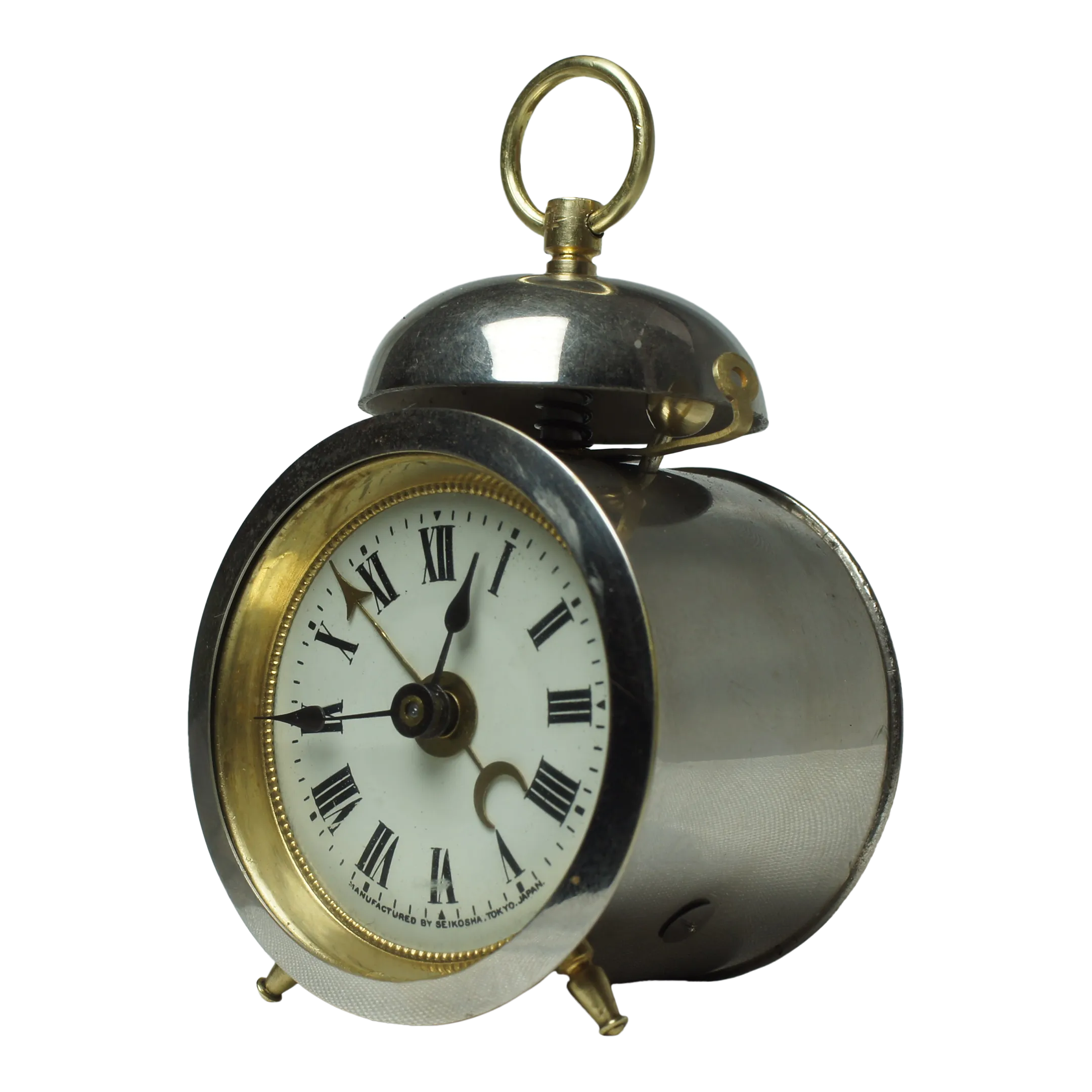 1899 Seikosha Japan's First Mechanical Wind-Up Alarm Clock | Chairish