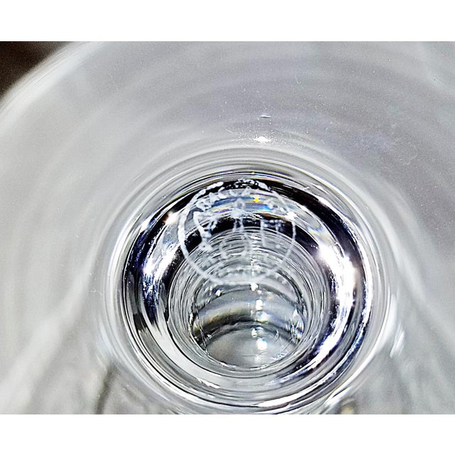 1970s Baccarat Wine Stems Claret Glasses - 7 Pieces For Sale In West Palm - Image 6 of 6