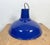 Industrial Blue Enamel Factory Pendant Lamp, 1960s For Sale - Image 15 of 17