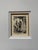 Rembrandt Van Rijn.Etching of Adam and Eve by the Dutch Master Framed Gold Frame With Linen Lining Mat For Sale - Image 4 of 7