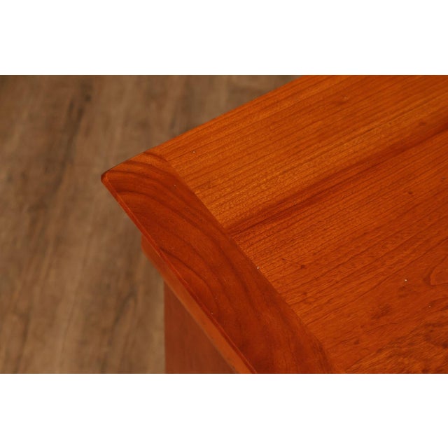 Late 20th Century French Louis Philippe Style Cherry Nightstand For Sale - Image 5 of 18
