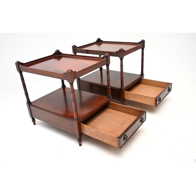 Antique Georgian Side Tables, 1930s, Set of 2 For Sale - Image 10 of 11