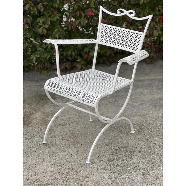 Wrought Iron Garden Set from Maison Jansen, 1960s, Set of 5 For Sale - Image 15 of 18