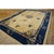 Chinese 1920s Rectangle Beige Field Vase Medallion Antique Chinese Peking Knotted Rug For Sale - Image 3 of 5
