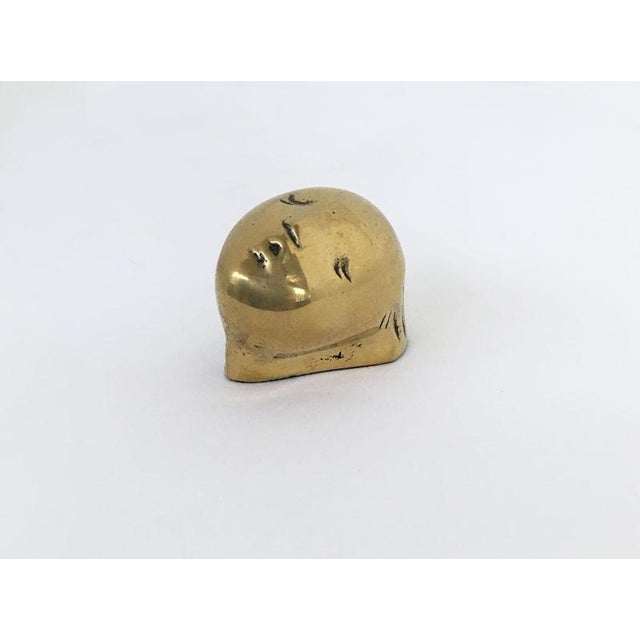 Bronze Abstract Sculpture of Little Head by Piero Perin, Italy, 1980s For Sale - Image 18 of 18