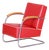 Bauhaus Armchair in Chrome and Leather attributed to Mücke-Melder, Czech, 1930s For Sale
