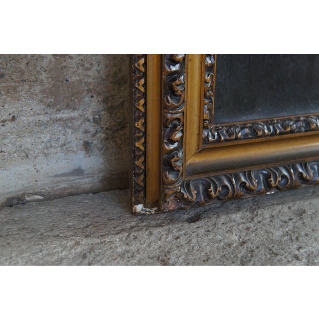 Antique Grand Tour Isaac Blessing Jacob After Govert Flinck 18th C. Baroque Old Master Painting 63" For Sale - Image 10 of 12