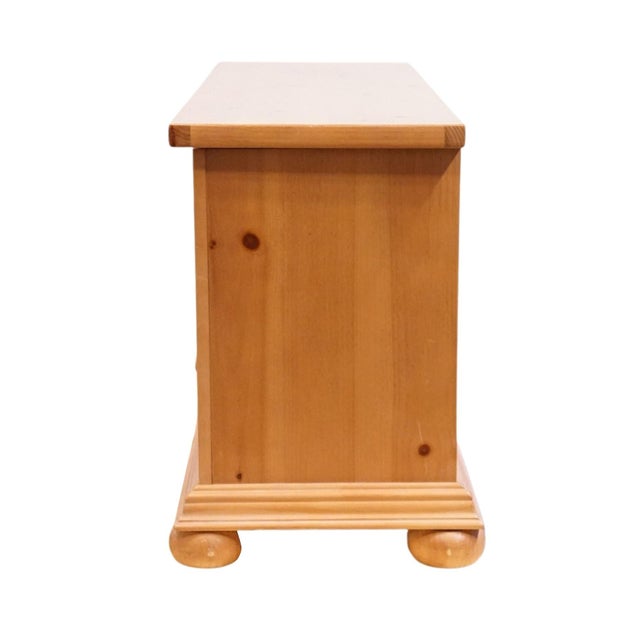 Broyhill Furniture Fontana Collection Solid Pine 28" Blanket Hope Chest W. Drawers For Sale - Image 12 of 14