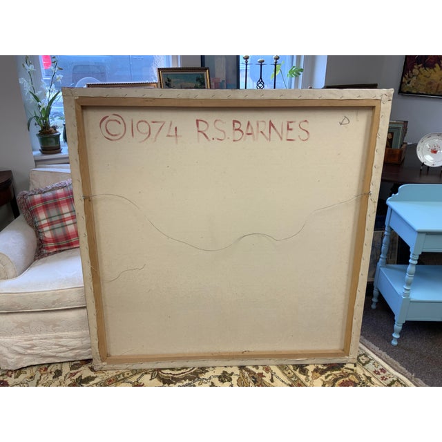 Red 20th Century Art by Roger Barnes For Sale - Image 8 of 9