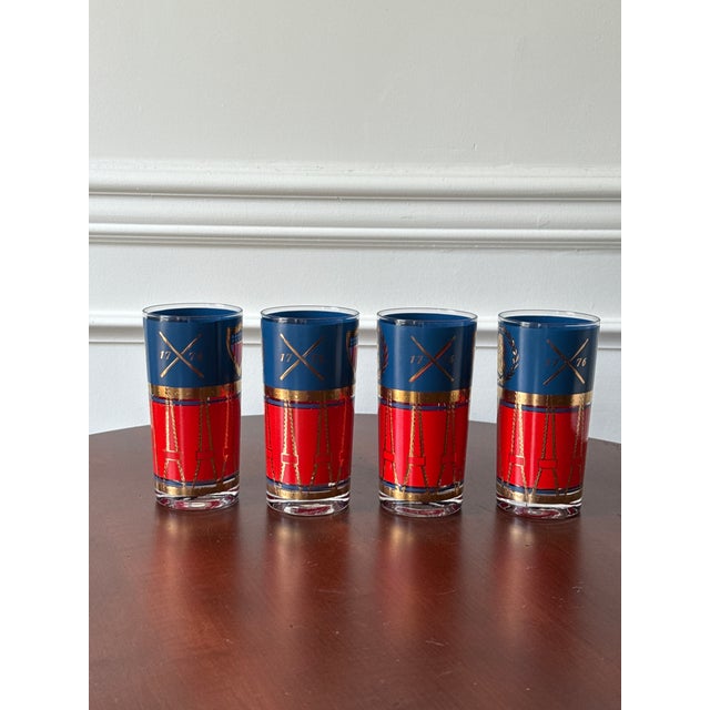 Vintage Bicentennial Highball Glasses — Set of 4 For Sale In Washington DC - Image 6 of 11