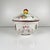 Small KG Lunéville tureen, "Réverbère" pattern, pink motif Dimensions: 20 x 25 cm Height: 20 cm Very good overall...