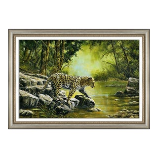 Late 20th Century Prowling Leopard, Craig Bone For Sale