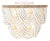 Regina Andrew Lorelei Wood Bead Flush Mount, White For Sale