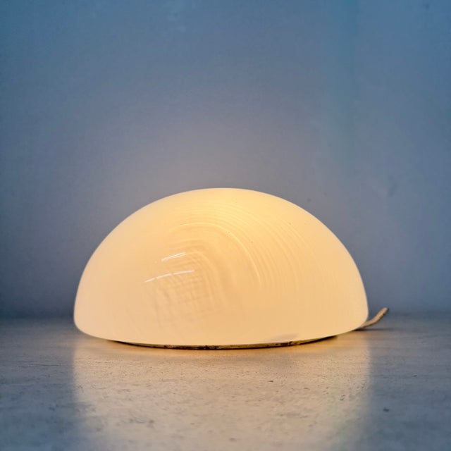 Dutch Gispen Ceiling Lamp in Glass, 1930s For Sale - Image 9 of 18