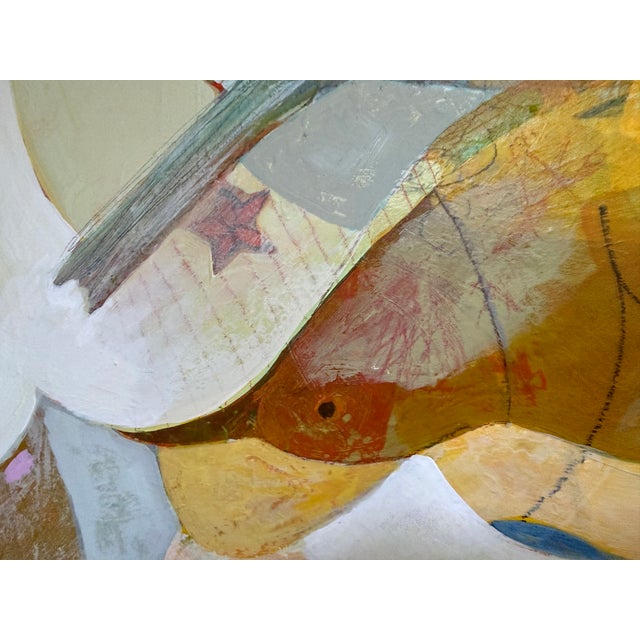 “Thrashers and Flowers” a Fun Bird Painting by LWren Walraven For Sale - Image 10 of 16