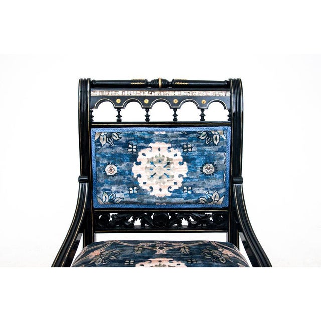 19th Century Armchairs by Hans Makart, Austria, Set of 2 For Sale - Image 6 of 18