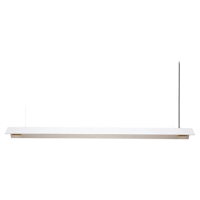 Small Misalliance Ex Pure White Suspended Light by Lexavala For Sale