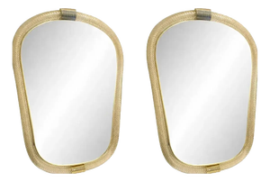 Murano Glass Wall Mirrors by Simoeng for Simoeng, Set of 2
