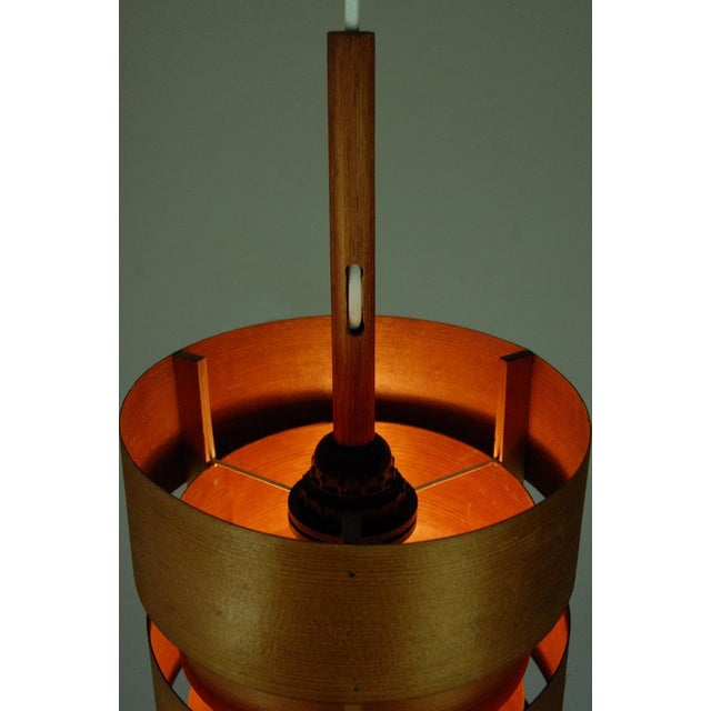 Brown Pendant Lamp by Hans-Agne Jakobsson for AB Ellysett Markaryd, 1950s For Sale - Image 8 of 11