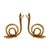 Mid-Century Modern Italian Bronze Candelabras, Set of 2 For Sale - Image 5 of 5