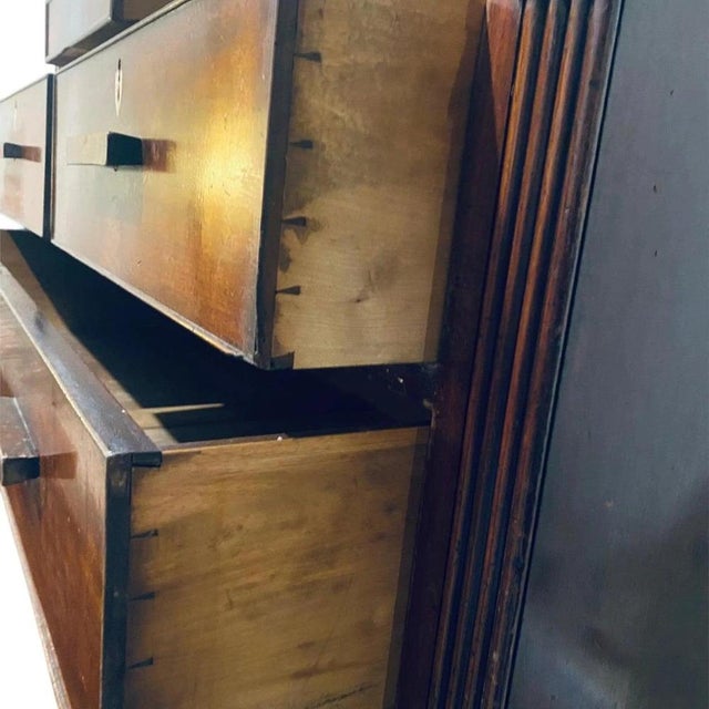 Antique Mahogany Chest of Drawers with Secret Compartment, 19th Century For Sale - Image 6 of 11