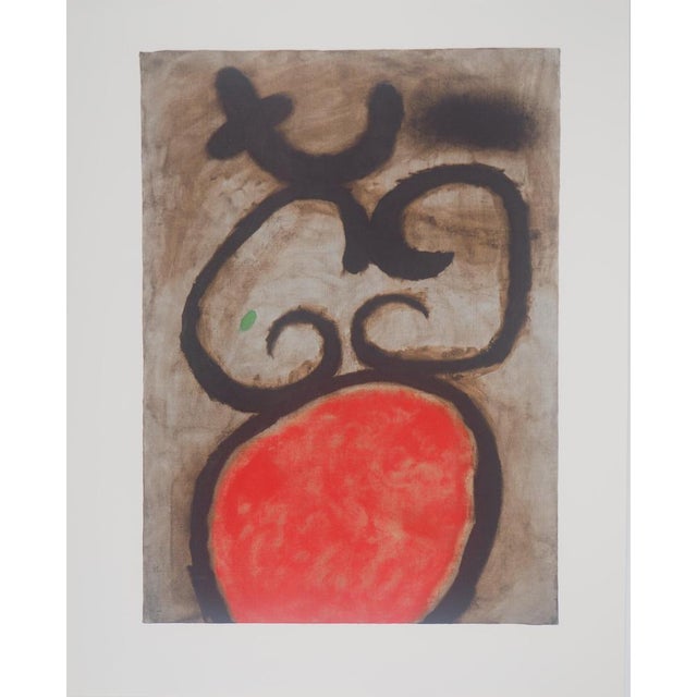 Joan Miro, Femme au tabouret, Lithograph For Sale - Image 5 of 5