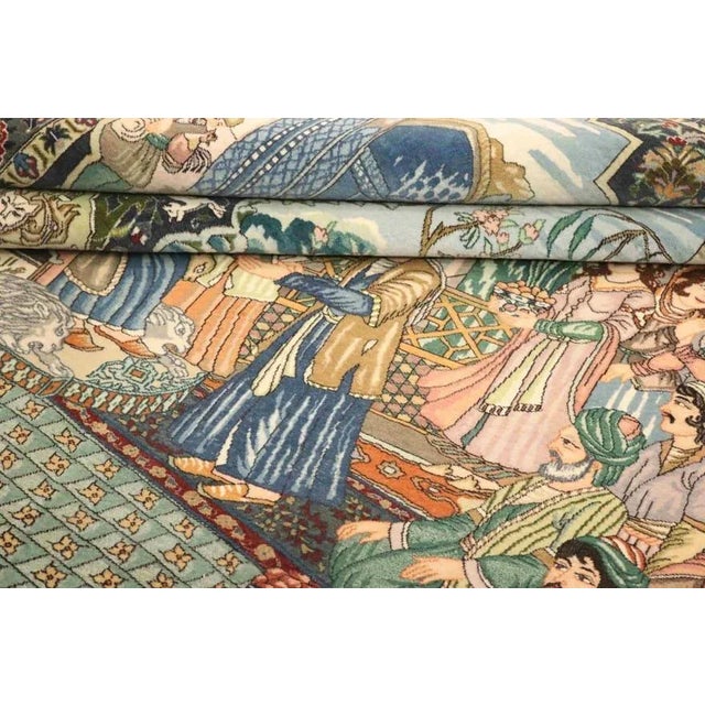 Antique tabriz rug | knot density: 440.000–490.000 knots/m² | material: hand-spun wool and cotton | size: 257×186 cm |...