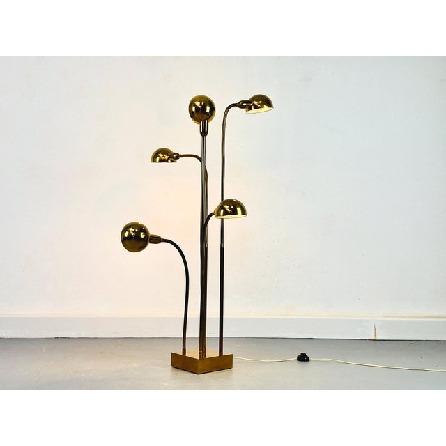 Hydra Floor Lamp by Pierre Folie for Jacques Charpentier, France, 1970s For Sale - Image 6 of 18
