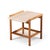 Dux Style Mid Century Travertine and Oak Side End Tables - Pair For Sale - Image 11 of 11