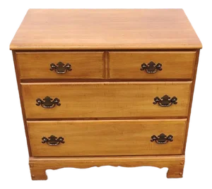 Mid 20th Century Chippendale Maple Chest of Drawers