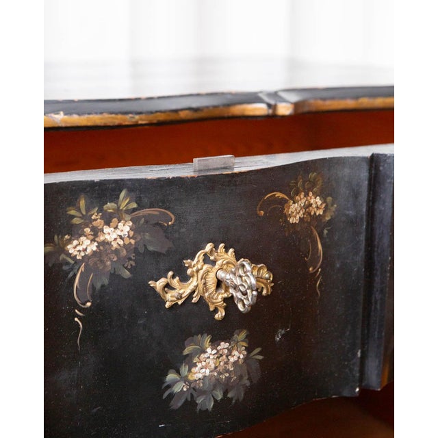 Mid-Century Modern Antique Scandinavian Painted Pine Chest, Early 20th Century For Sale - Image 3 of 12