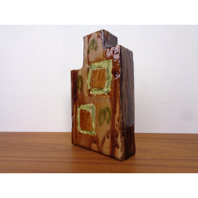 Danish studio ceramic vase in very good condition from the 1960s.