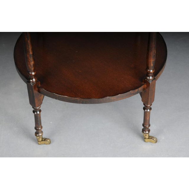 Vintage English Round Side Table For Sale - Image 4 of 11