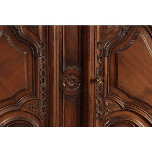 Antique Baroque Cabinet in Walnut, 1880 For Sale - Image 16 of 18