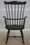Set of 8 Black Crackle Painted Finish Windsor Dining Room Chairs For Sale - Image 4 of 18
