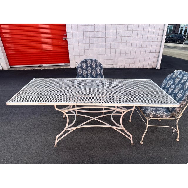 Beautiful Vintage Patio Set Large Table and 4 Chairs *** For Sale In Washington DC - Image 6 of 8