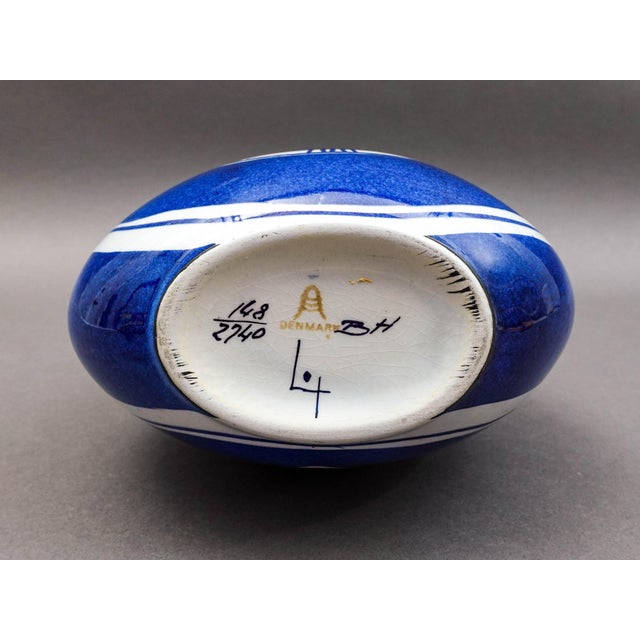 Mid 20th Century Royal Copenhagen Denmark Inge Lise Koefoed Vintage Tenera Fajance Flower Vase For Sale - Image 9 of 10