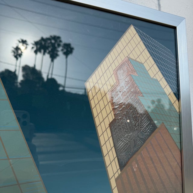 1990s "Enfilade" by Don Munz Original Embossed Serigraph For Sale - Image 9 of 13